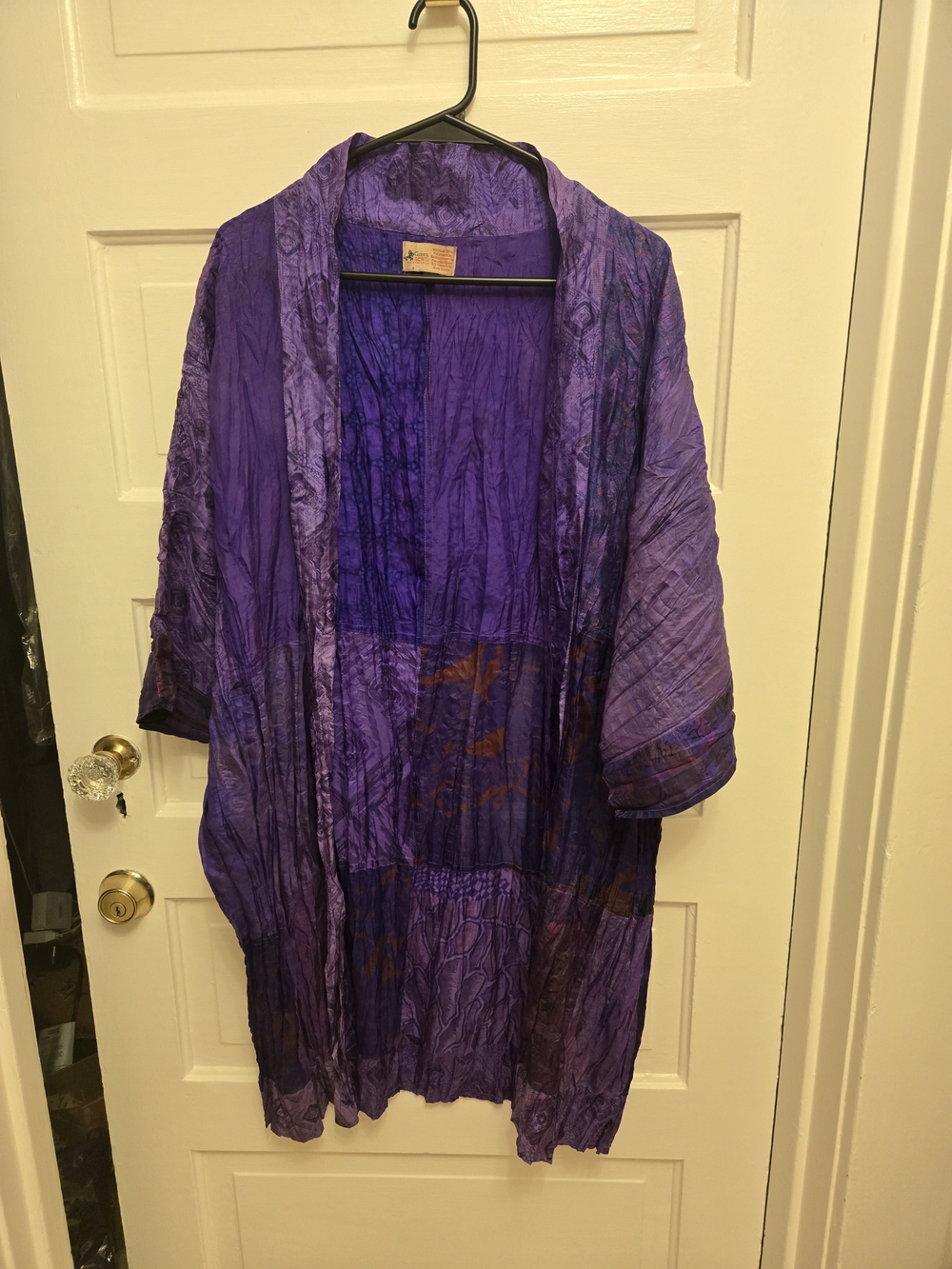Womens Vintage Silk Kimono